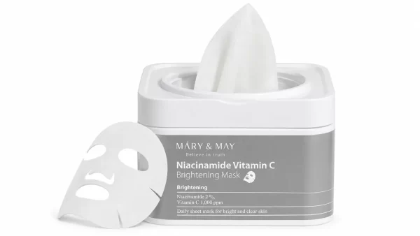 Mary & may niacinamide vitamin c brightening mask brightening face mask set 30 u