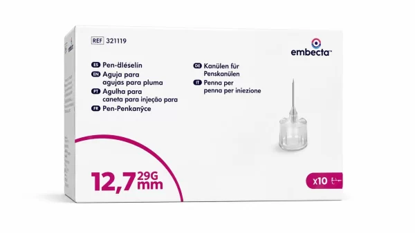 Aguja para plumas esteril bd 100 unidades 29 g (12,7 mm x 0,33 mm)