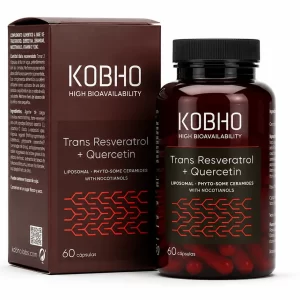 Kobho trans resveratrol + quercetin 60 capsulas