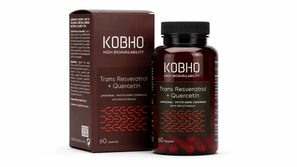 Kobho trans resveratrol + quercetin 60 capsulas