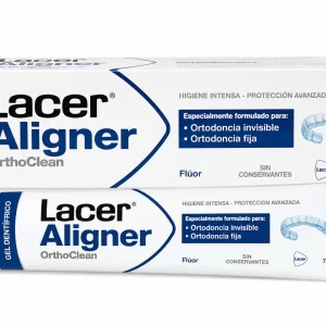 Lacer aligner ortodoncia pasta dentifrica sin coloracion 1 tubo 75 ml sabor menta