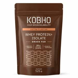Kobho proteina whey aislada 1 envase 525 g sabor cacao