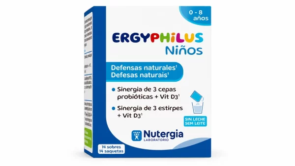 Nutergia ergyphilus niños 14 sobres 0-8 años