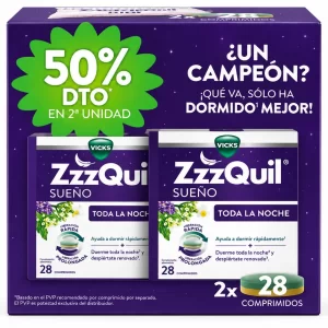 Zzzquil sueño toda la noche  28 comprimidos 2ª unidad 50%