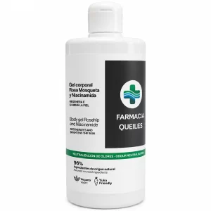 Farmacia queiles zero-gel corporal rosa mosqueta y niacina 1000 ml