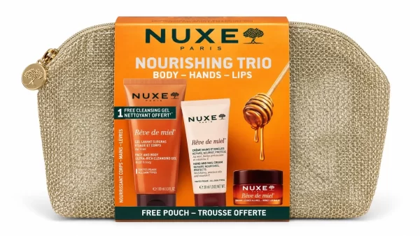 Nuxe nourishing trio body-hands-lips