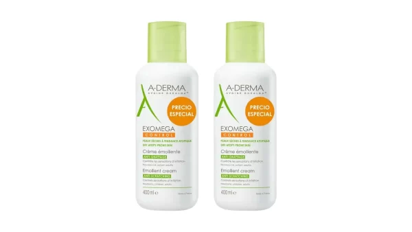 A-derma exomega control crema emoliente 2x400 ml