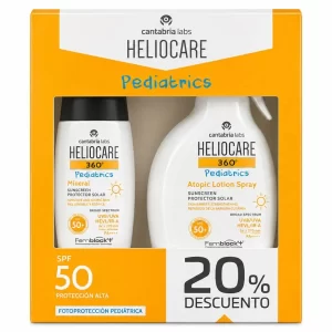 Heliocare 360º spf 50+ pediatrics atopic lotion + pediatrics mineral