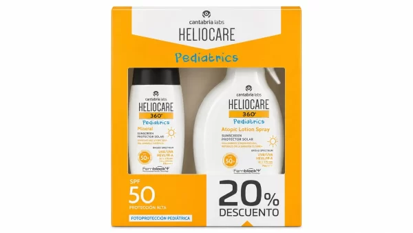 Heliocare 360º spf 50+ pediatrics atopic lotion + pediatrics mineral