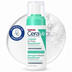 Cerave limpiador air foam reequilibrante 148 ml