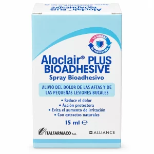 Aloclair plus bioadhesive spray  1 envase 15 ml