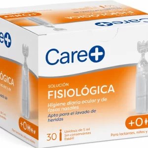 Care+ solucion fisiologica 30 monodosis 5 ml