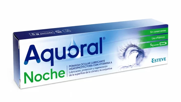 Aquoral noche pomada ocular lubricante esteril 5g