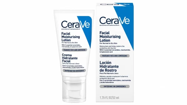 Cerave locion hidratante de rostro piel normal 52 ml