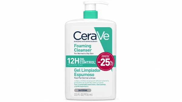 Cerave gel limpiador espumoso 1000 ml