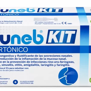 Aluneb hipertonico  kit 20 viales 5 ml + 1 dispo