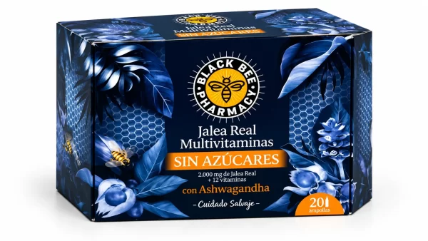Black bee pharmacy jalea multivitaminas 20 viales 10 ml