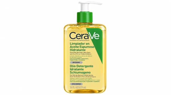 Cerave limpiador aceite espumoso hidratante 473 ml