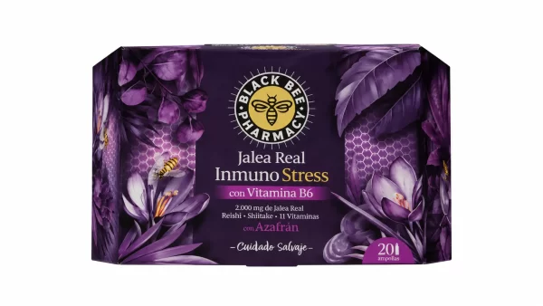 Black bee pharmacy jalea real inmuno stress 20 viales 10 ml