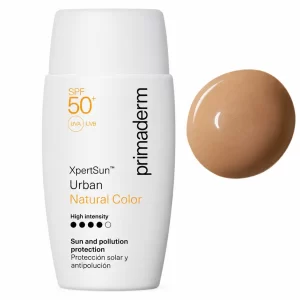 Primaderm xpertsun urban natural color high intensity spf 50+ 50 ml