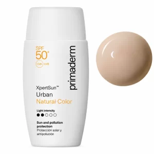Primaderm xpertsun urban natural color light intensity spf 50+ 50 ml