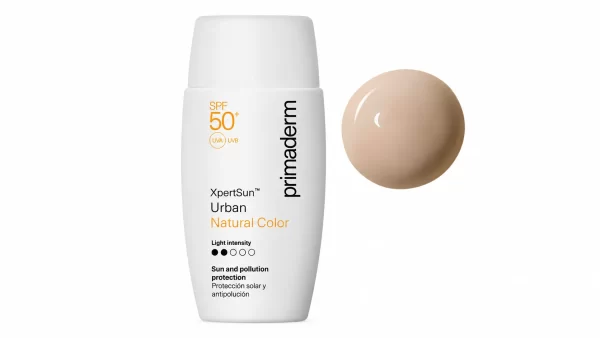 Primaderm xpertsun urban natural color light intensity spf 50+ 50 ml