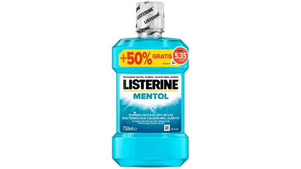 Listerine mentol 750ml
