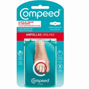 Compeed ampollas hidrocoloide dedos pies 8 unidades