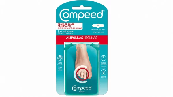 Compeed ampollas hidrocoloide dedos pies 8 unidades