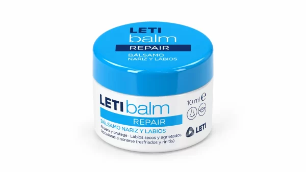 Letibalm balsamo reparador nariz y labios tarro