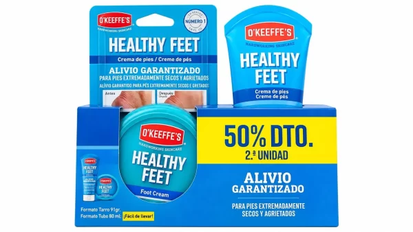 O´keeffe´s healthy feet crema de pies 80 ml + tarro 91 gr