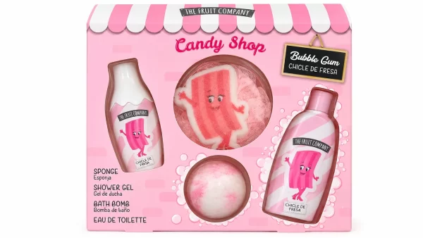 Tfc set summer candy chicle de fresa (colonia+gel ducha+bomba+esponja)