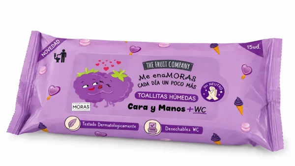 Tfc toallitas manos moras manos cara wc 15uds