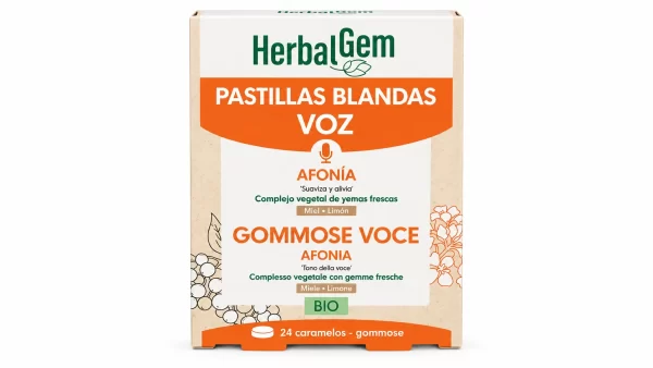 Herbalgem pastillas blandas voz bio 24 pastilla