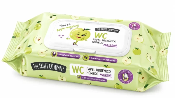 Tfc papel higienico humedo wc manzana