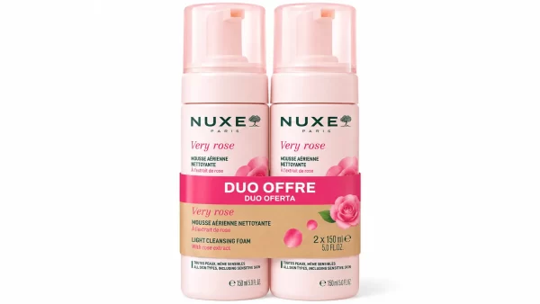 Nuxe very rose espuma suave limpiadora duplo 2x150 ml
