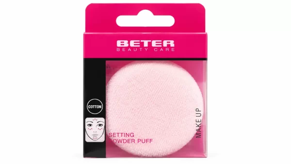 Beter borla para polvos de maquillaje algodon