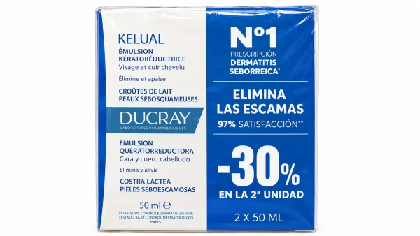 Kelual emulsion ducray 2x50 ml