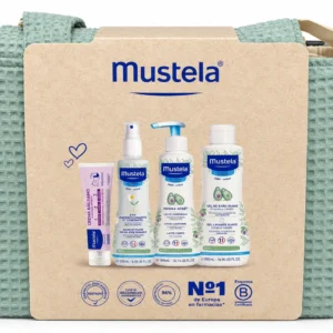 Mustela bolsa carrito beige / menta