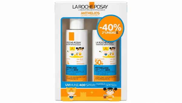 La roche posay anthelios duplo pediatric spray invisible spf 50+ 1 envase 200 ml