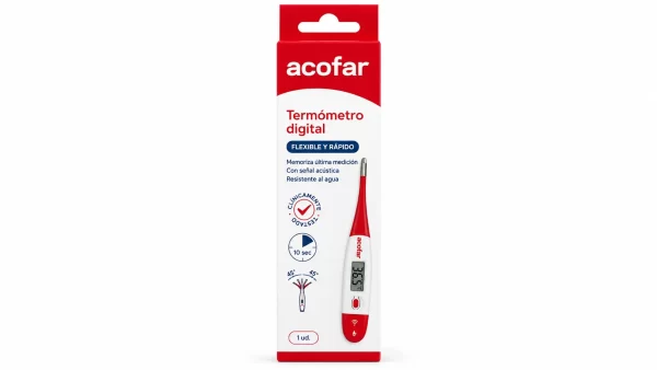Termometro digital acofar flexible rapido