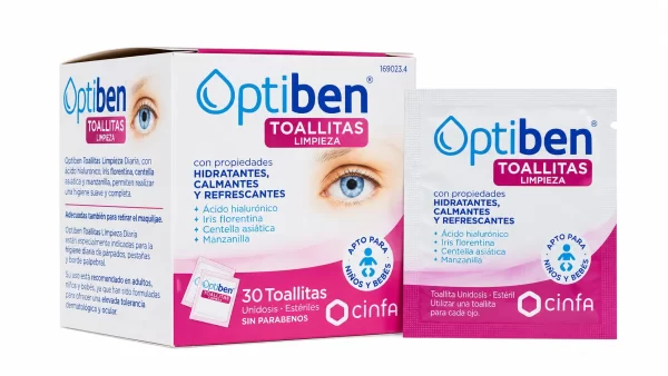 Optiben toallitas limpieza diaria 30 unidades