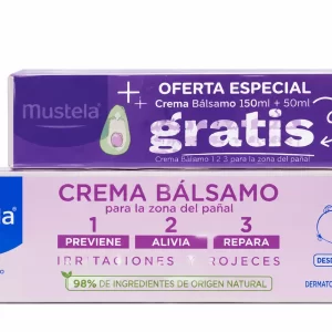 Mustela crema balsamo 1, 2, 3.  1 envase 150 ml