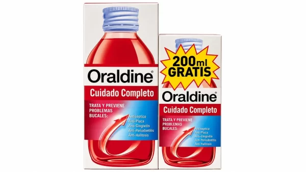 Oraldine antiseptico 1 envase 400 ml + 1 envase 200 ml