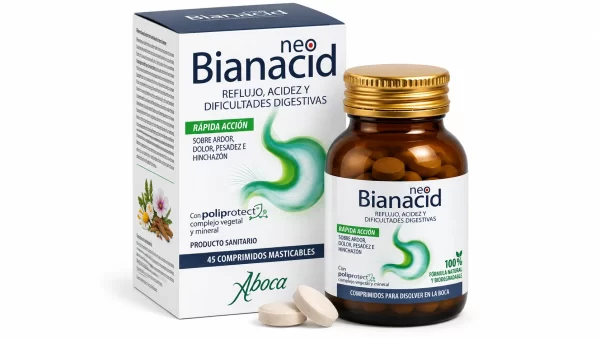Neobianacid acidez y reflujo  45 comprimidos mas