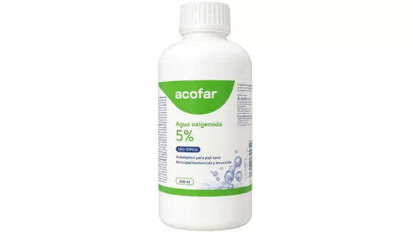 Agua oxigenada acofar 5% 250 ml