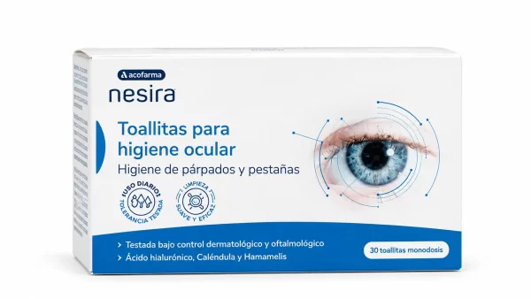 Acofarma nesira toallitas para higiene ocular 30 unidades