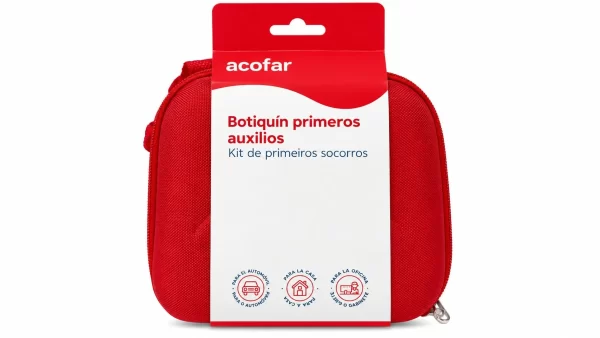 Botiquin de primeros auxilios acofar 1 unidad pequeña