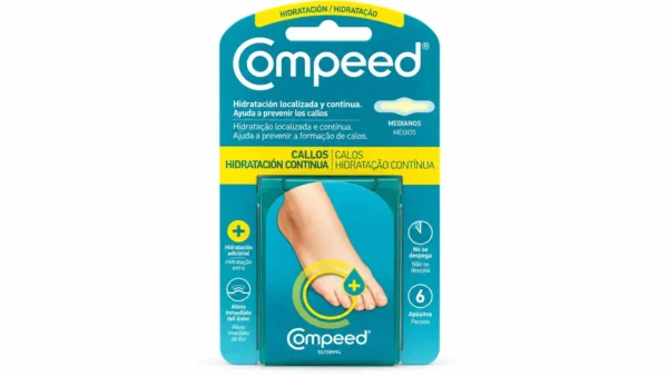 Compeed callos hidratacion continua 6 unidades