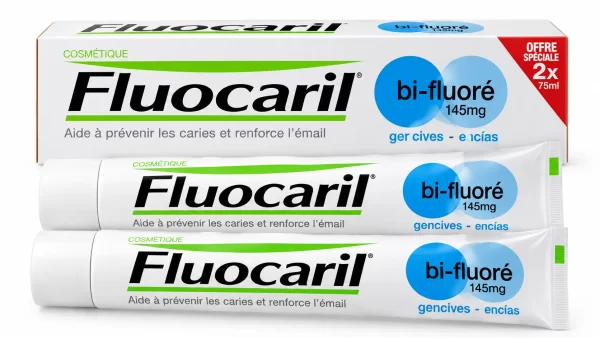 Fluocaril bi-fluore 145 mg encias 75 ml pack doble